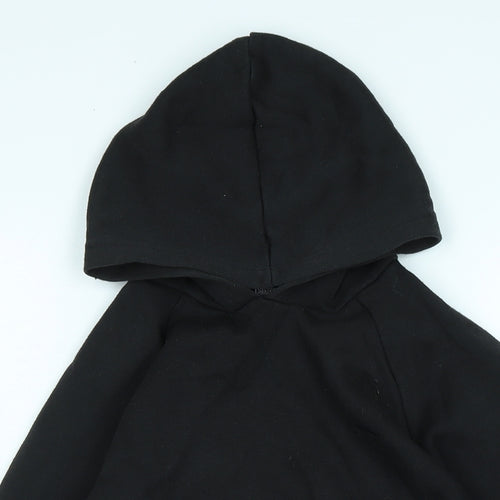 Slazenger Boys Black Polyester Pullover Hoodie Size 9-10 Years - Logo