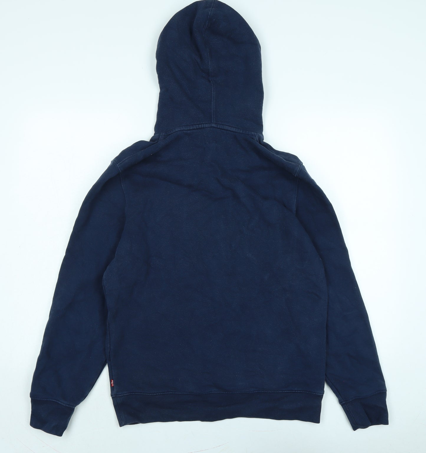 Levi's Mens Blue Cotton Pullover Hoodie Size M - Logo