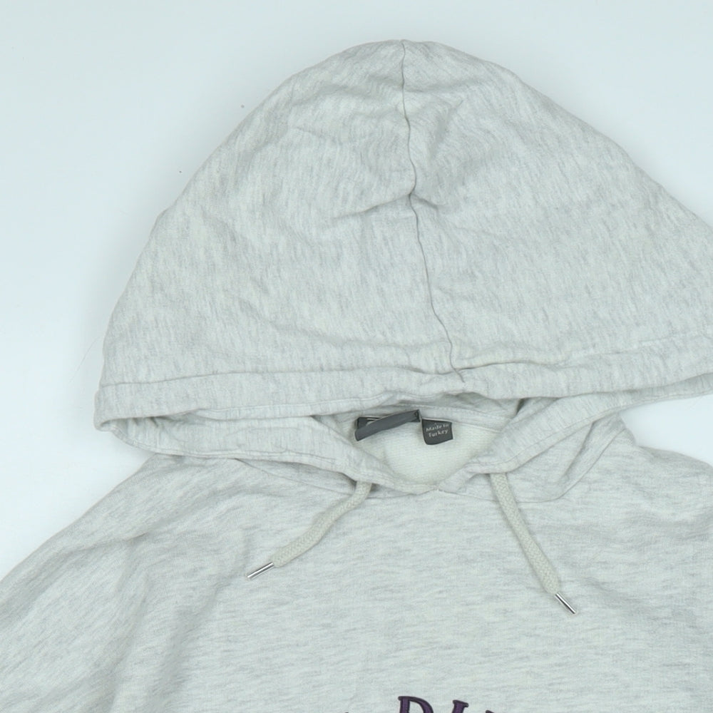ASOS Mens Grey Polyester Pullover Hoodie Size M - San Diego