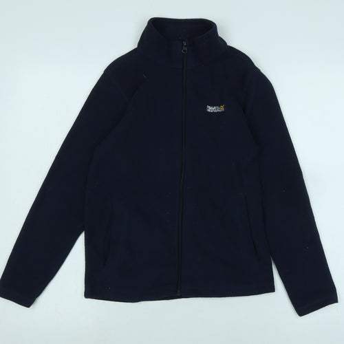 Regatta Boys Blue Jacket Size 11-12 Years Zip - Logo