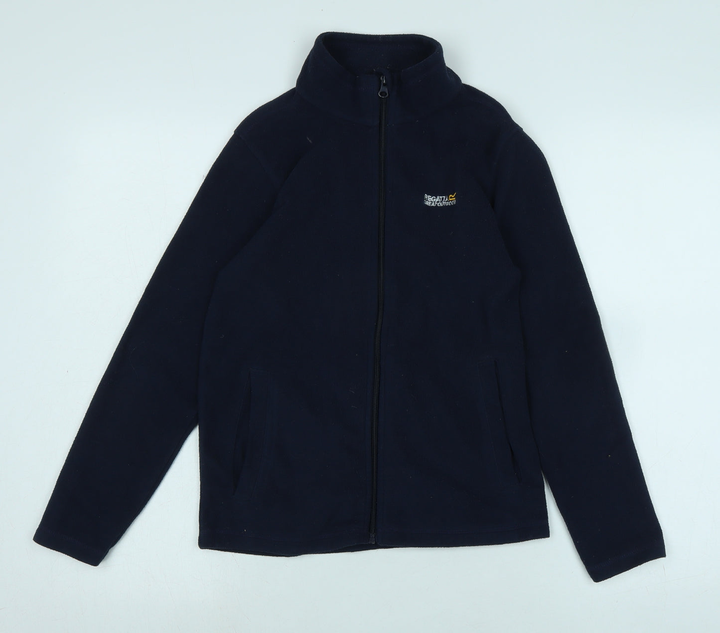 Regatta Boys Blue Jacket Size 11-12 Years Zip - Logo