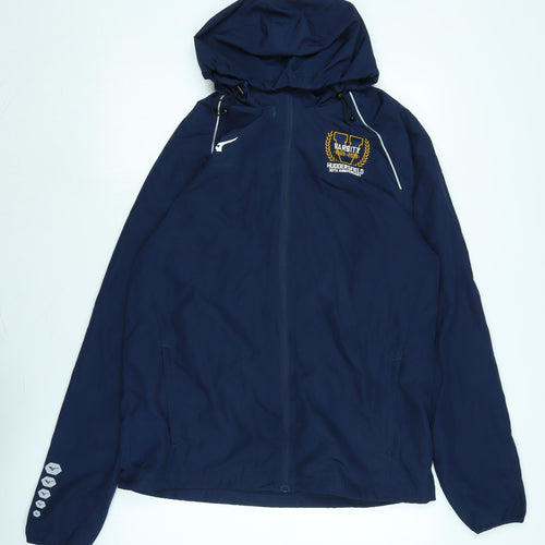 Mizuno Mens Blue Anorak Jacket Size XL Zip - Varisity Huddersfield-Bradfordwho