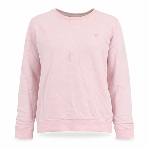 GANT Womens Pink Polyester Pullover Sweatshirt Size L - Logo