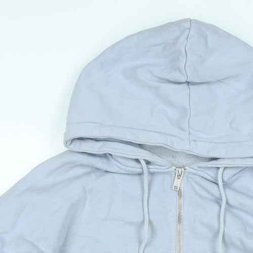 Brandy Melville Mens Blue Jacket Size 3XL Zip - Logo