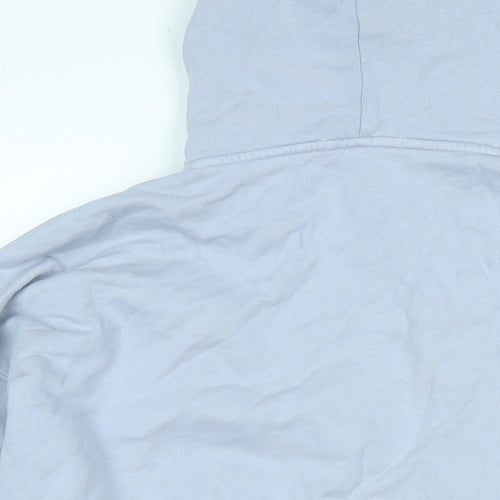 Brandy Melville Mens Blue Jacket Size 3XL Zip - Logo