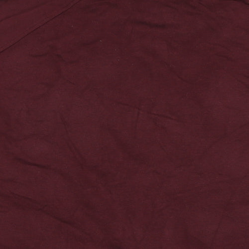 goodmove Womens Red Polyester Pullover Sweatshirt Size 14 - Logo