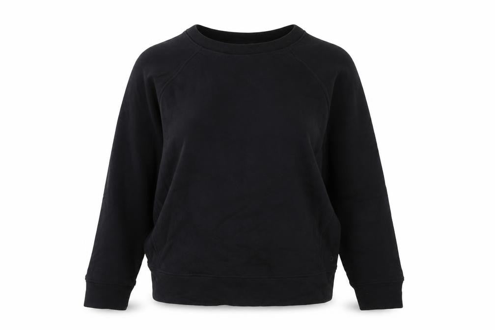 Goodmove Womens Black Polyester Pullover Sweatshirt Size 12 - Logo
