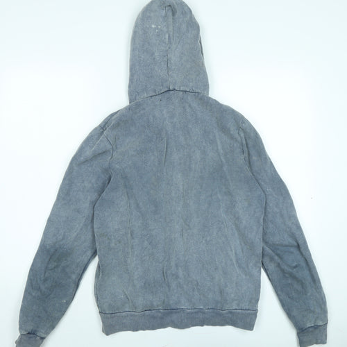 Standard Cloth Mens Blue Jacket Size S Zip - Logo