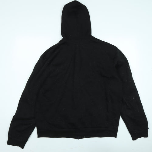 Lee Cooper Mens Black Jacket Size XL Zip - Logo