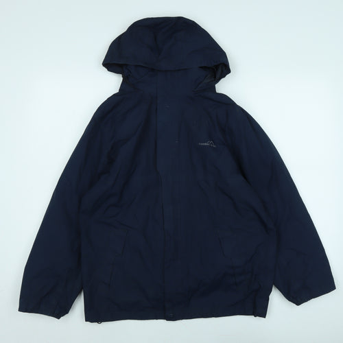Freedom Trail Womens Blue 3-in-1 Jacket Jacket Size M Zip - Logo