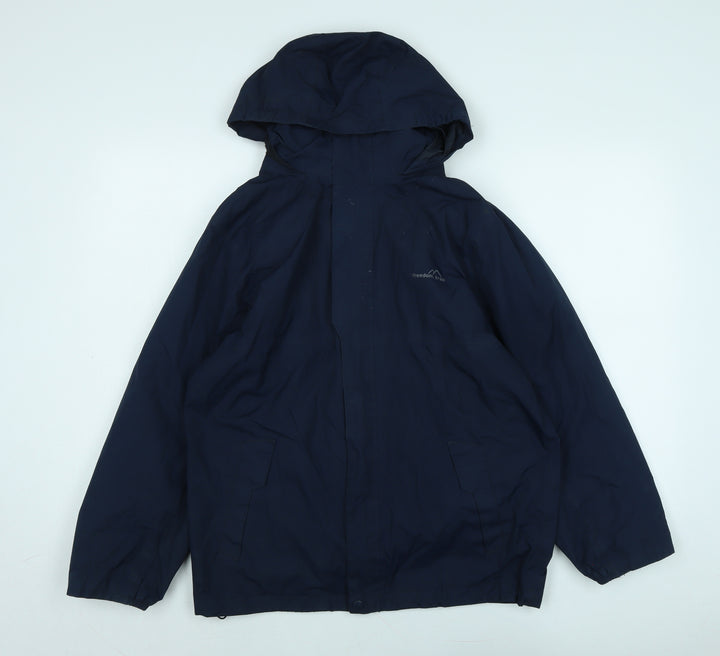 Freedom Trail Womens Blue 3-in-1 Jacket Jacket Size M Zip - Logo