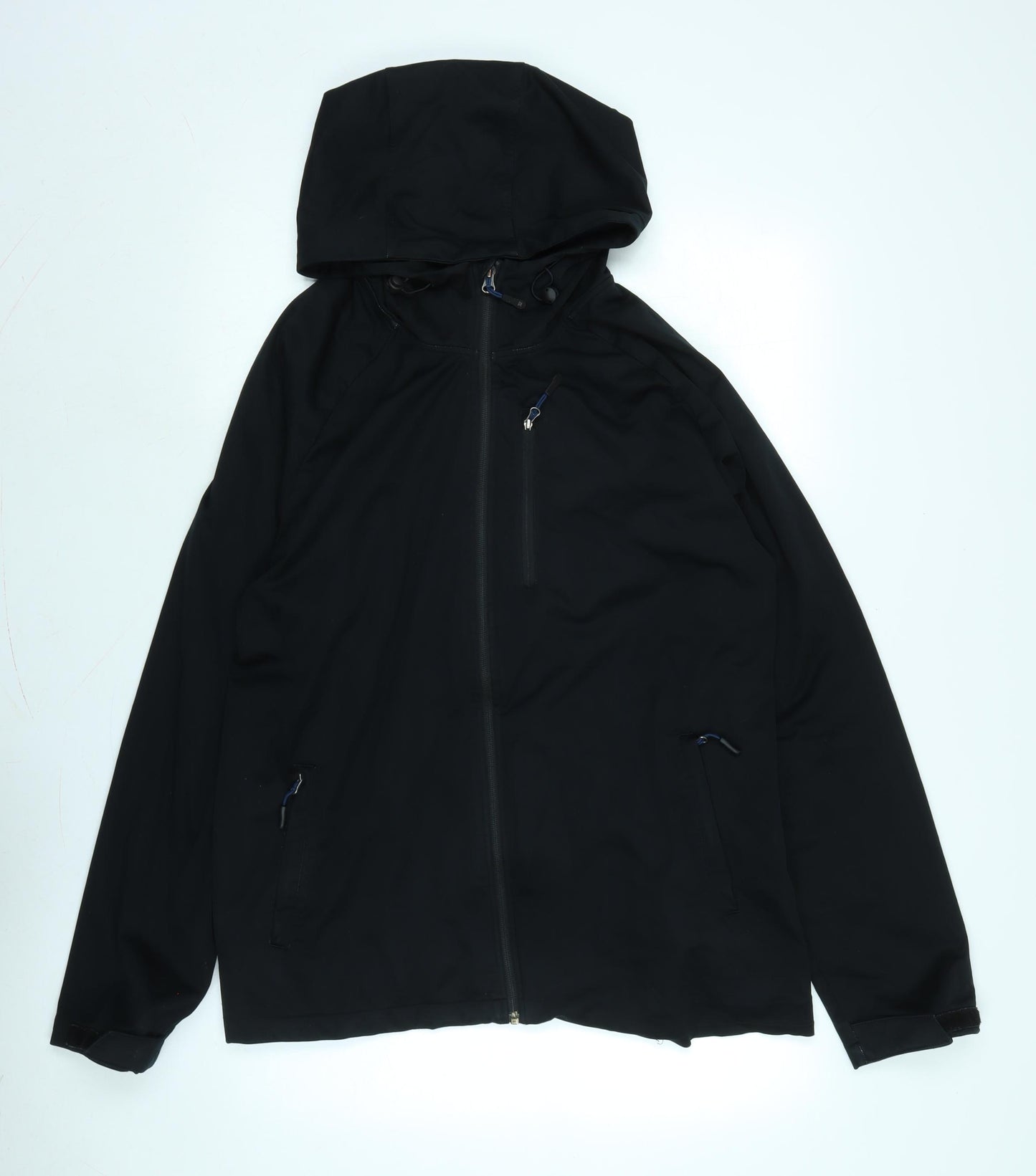 32 cool Mens Black Jacket Size L Zip