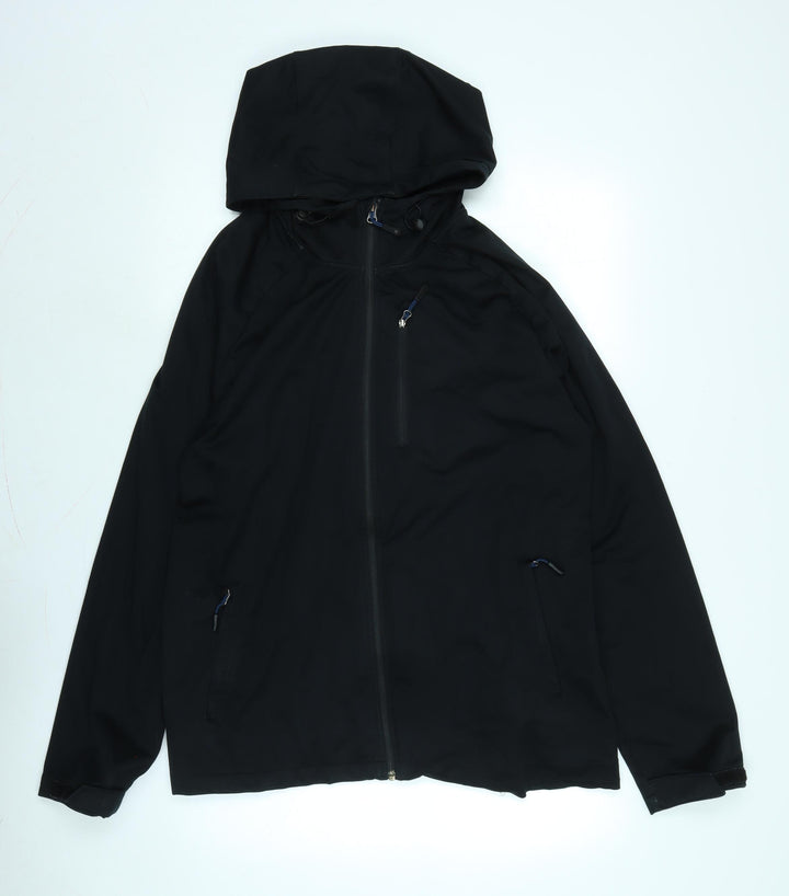 32 cool Mens Black Jacket Size L Zip