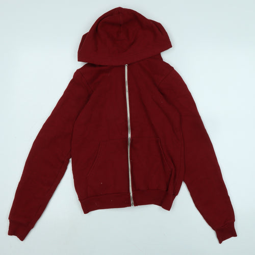 American Apparel Boys Red Jacket Size 2XS Zip