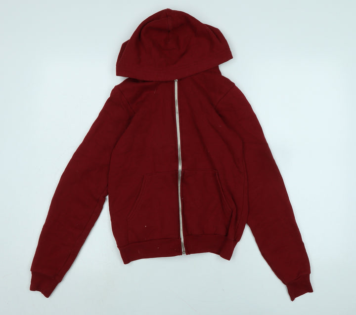 American Apparel Boys Red Jacket Size 2XS Zip