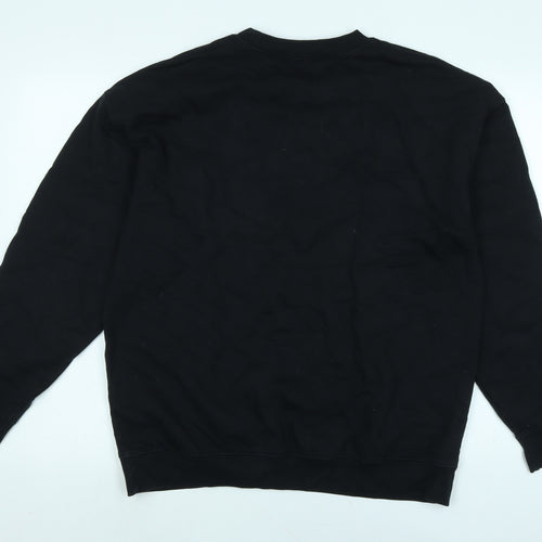 Ye Saint West Mens Black Polyester Pullover Sweatshirt Size L - Logo