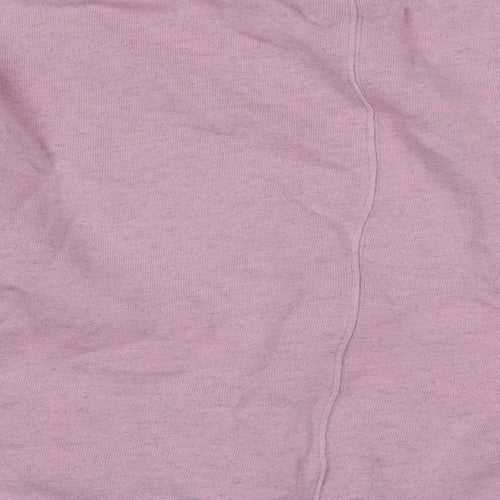 Topshop Womens Pink Polyester Pullover Sweatshirt Size S - Logo
