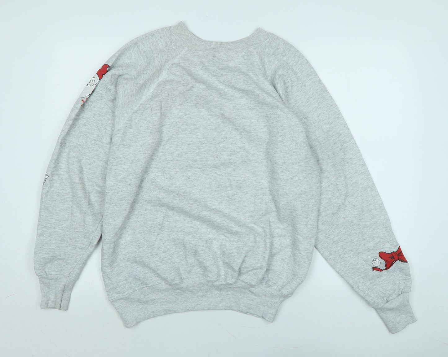 Ultra sweats Mens Grey Polyester Pullover Sweatshirt Size L - Jingle Bells