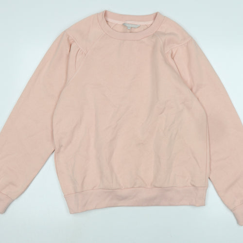 pebble bay Womens Orange Polyester Pullover Sweatshirt Size 14
