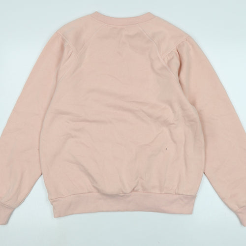 pebble bay Womens Orange Polyester Pullover Sweatshirt Size 14