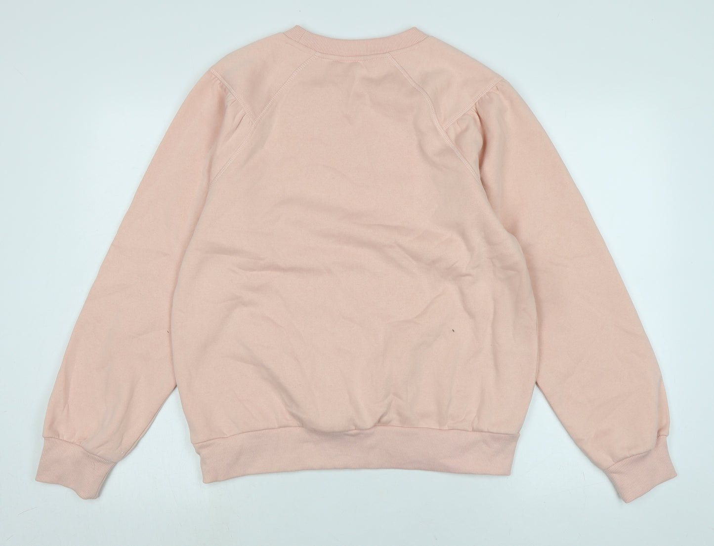pebble bay Womens Orange Polyester Pullover Sweatshirt Size 14