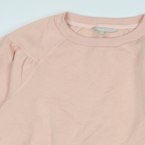 pebble bay Womens Orange Polyester Pullover Sweatshirt Size 14