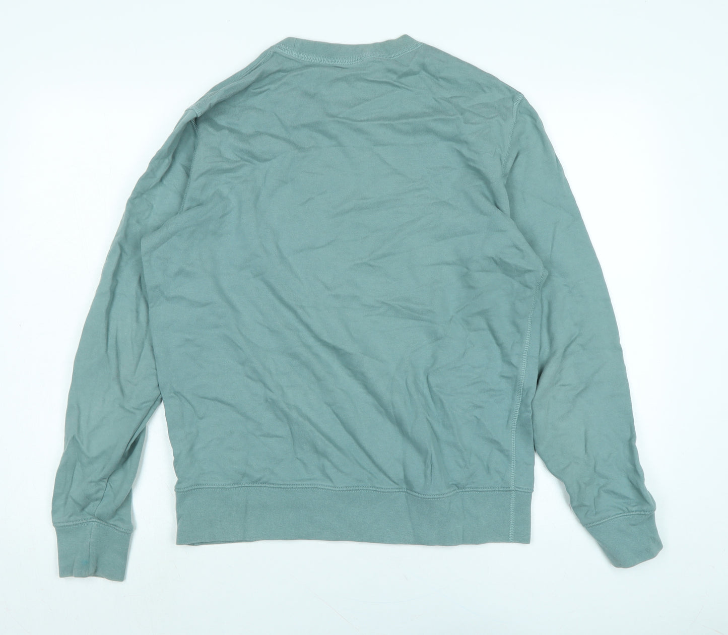 Marks and Spencer Womens Blue Cotton Pullover Sweatshirt Size M