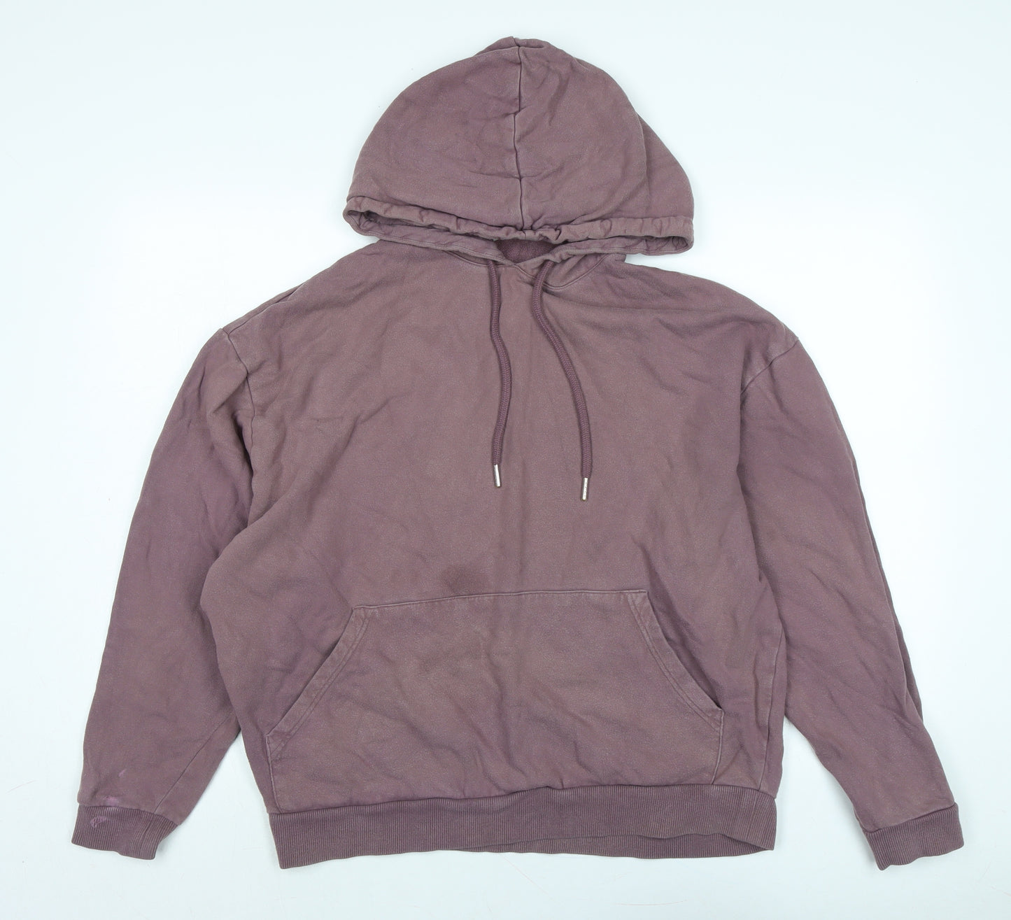 ASOS Mens Purple Polyester Pullover Hoodie Size M