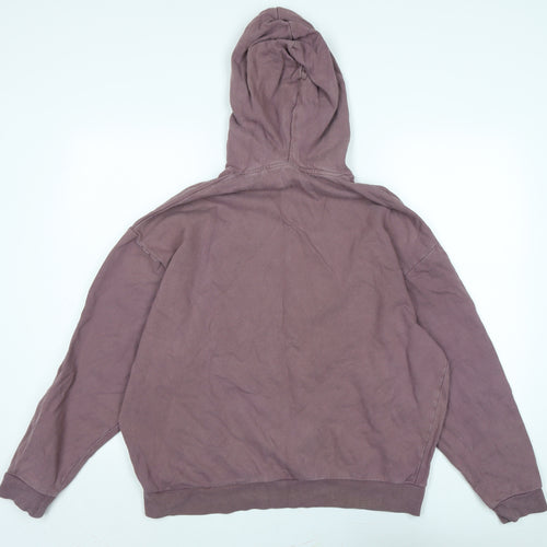 ASOS Mens Purple Polyester Pullover Hoodie Size M