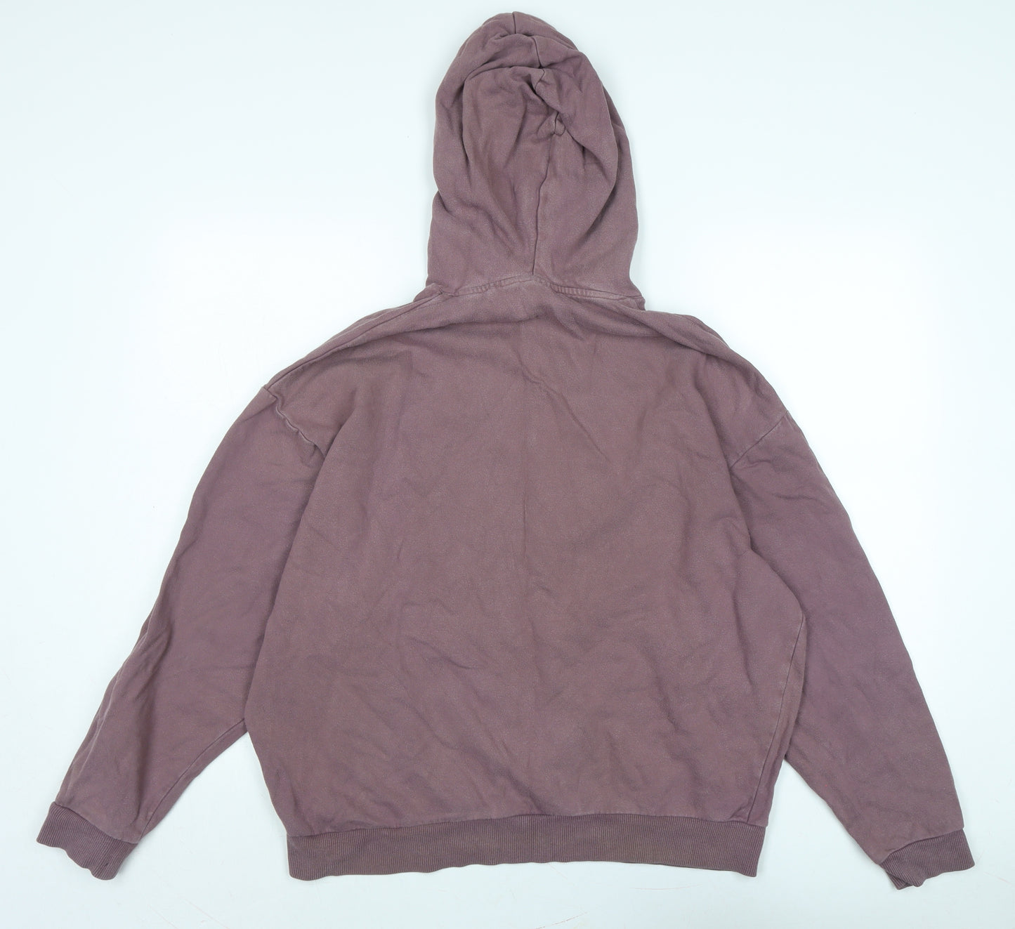 ASOS Mens Purple Polyester Pullover Hoodie Size M
