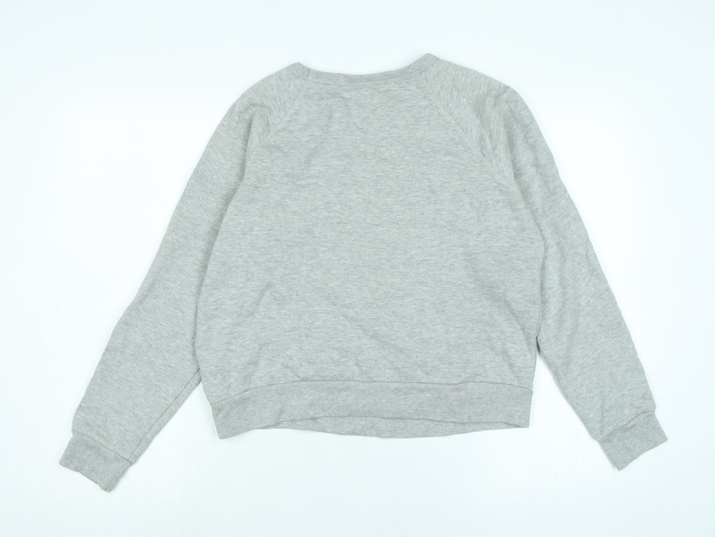 New Look Womens Grey Polyester Pullover Sweatshirt Size 10