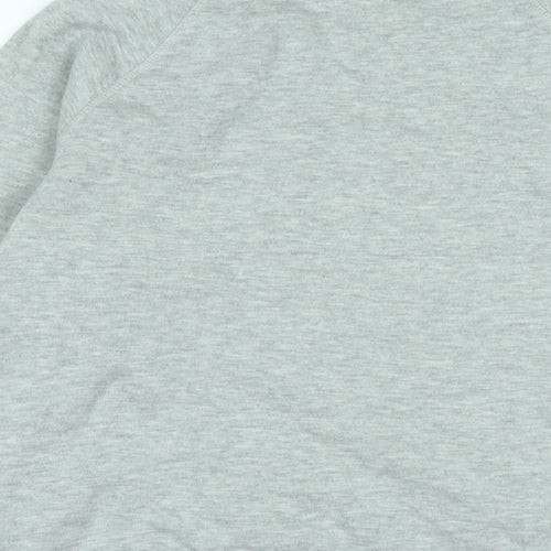 New Look Womens Grey Polyester Pullover Sweatshirt Size 10