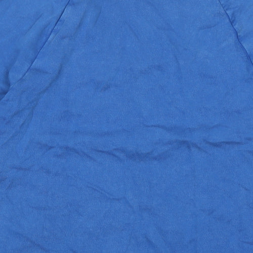Per Una Womens Blue Polyester Pullover Sweatshirt Size S