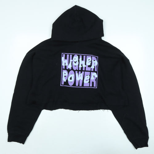 Gilden Womens Blue Polyester Pullover Hoodie Size XL - Higher power
