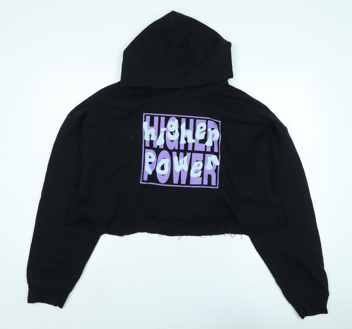 Gilden Womens Blue Polyester Pullover Hoodie Size XL - Higher power