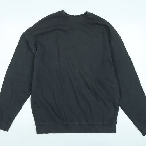ASOS Womens Grey Polyester Pullover Sweatshirt Size M