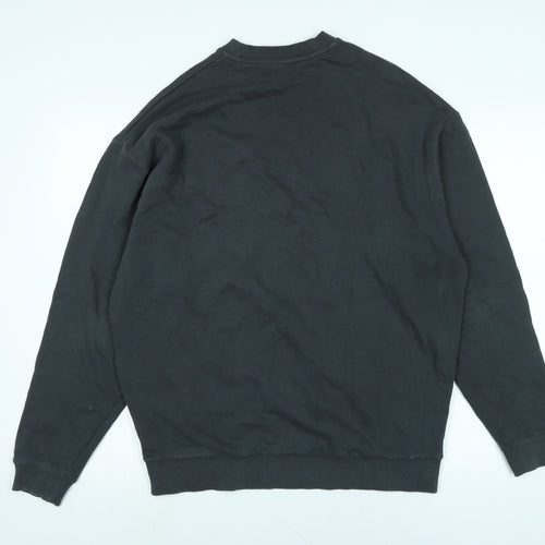 ASOS Womens Grey Polyester Pullover Sweatshirt Size M