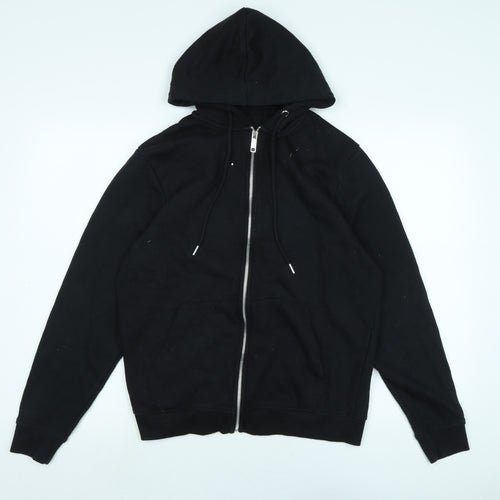 boo hoo man Mens Black Jacket Size XS Zip