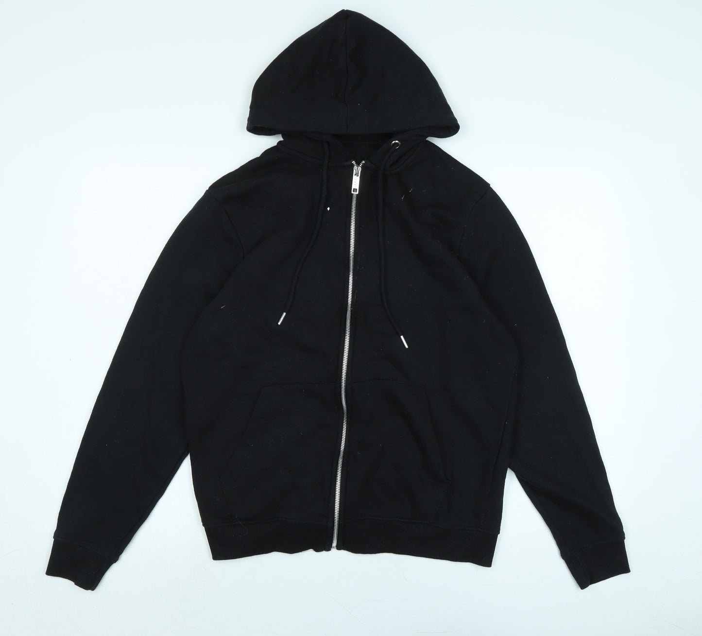 boo hoo man Mens Black Jacket Size XS Zip