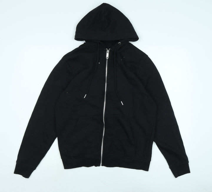 boo hoo man Mens Black Jacket Size XS Zip