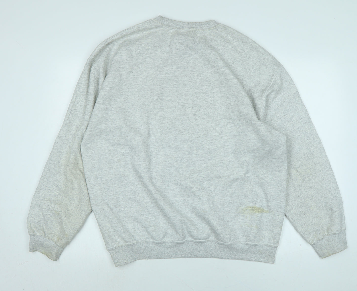New Love Club Womens Grey Polyester Pullover Sweatshirt Size M