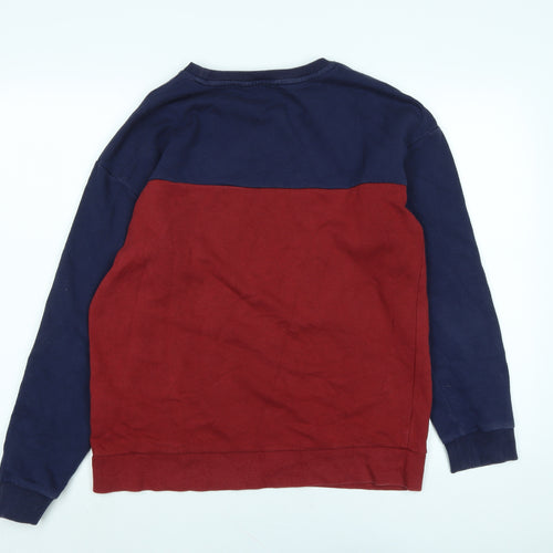 H&M Boys Blue Polyester Pullover Sweatshirt Size 14 Years