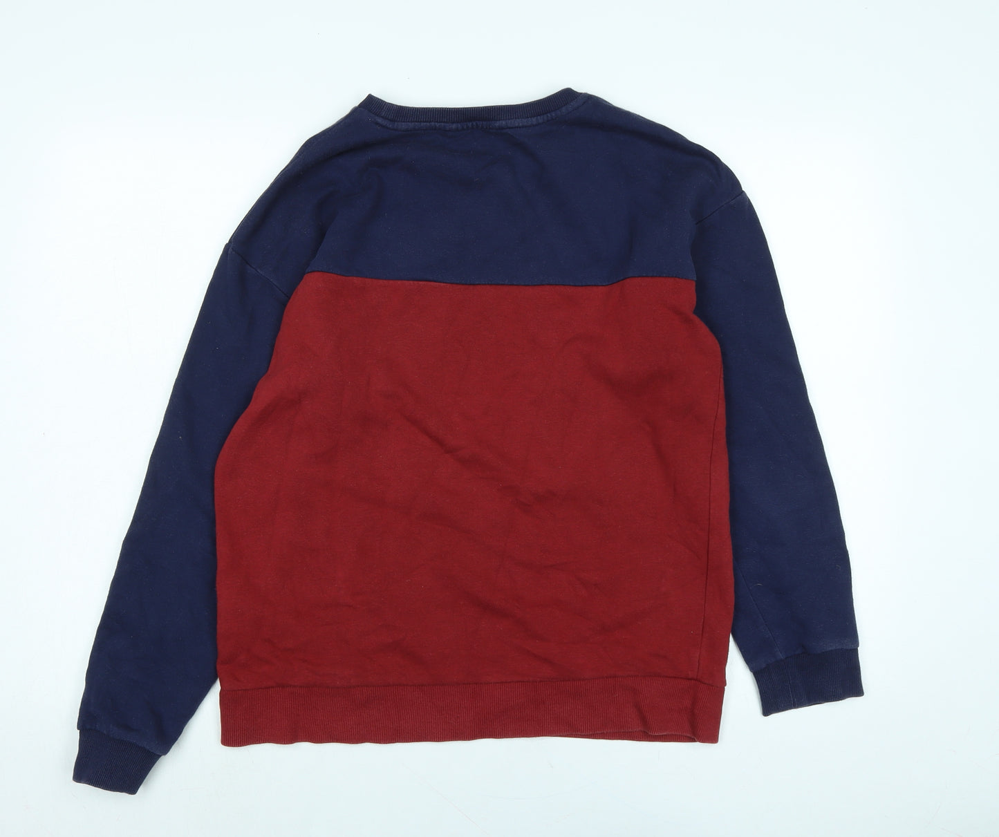 H&M Boys Blue Polyester Pullover Sweatshirt Size 14 Years