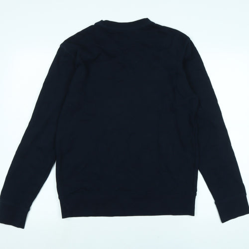 Marks and Spencer Womens Blue Polyester Pullover Sweatshirt Size M