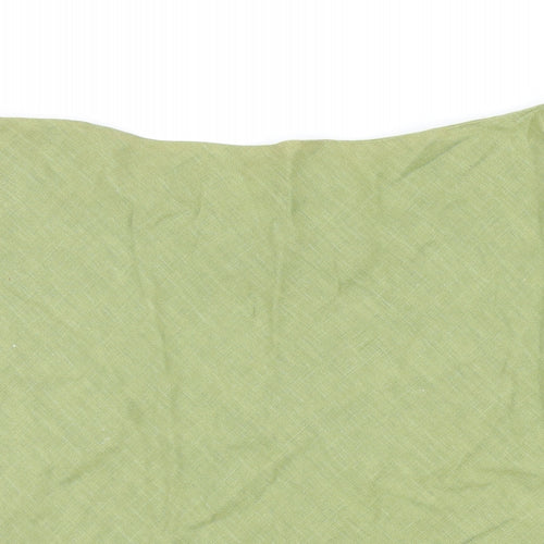 Jigsaw Womens Green Linen A-Line Skirt Size 14 Zip