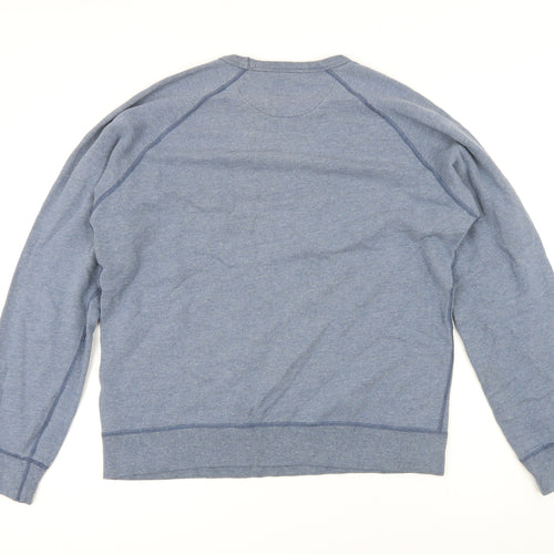Uniqlo Womens Blue Polyester Pullover Sweatshirt Size L