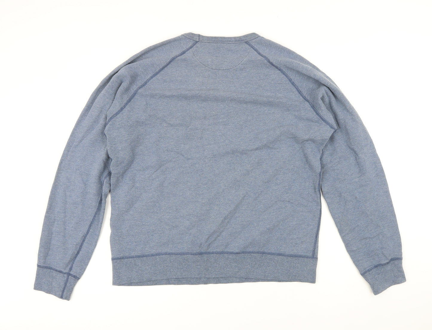 Uniqlo Womens Blue Polyester Pullover Sweatshirt Size L