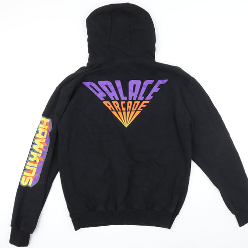 Stranger Things Mens Black Cotton Pullover Hoodie Size L - Palace Arcade