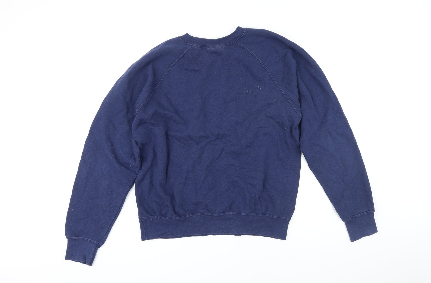 Pickle Womens Blue Cotton Pullover Sweatshirt Size M