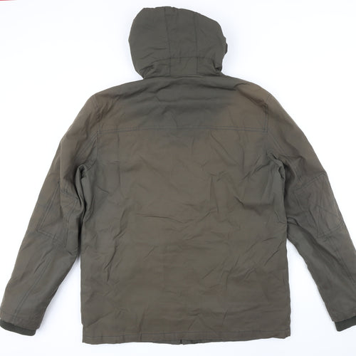 Fat Face Mens Green Jacket Coat Size M Zip